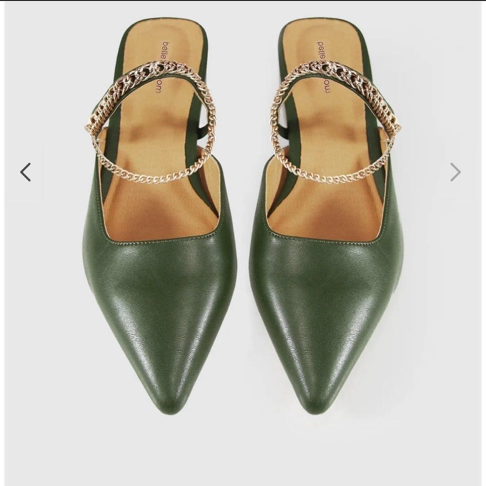 Belle & Bloom leather flats new in box